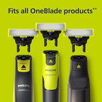 Philips OneBlade Original 360 Blade Heads, Compatible with all OneBlade and Pro Electric Shaver & Trimmers, Original from Philips, 3x One Blade, 12-Month Supply (QP430/50)