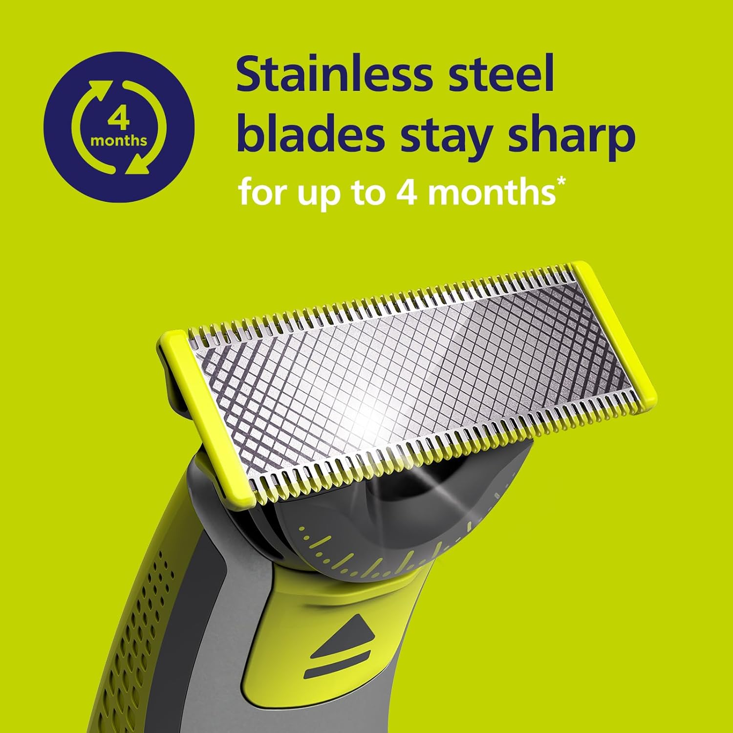 Philips OneBlade Original 360 Blade Heads, Compatible with all OneBlade and Pro Electric Shaver & Trimmers, Original from Philips, 3x One Blade, 12-Month Supply (QP430/50)