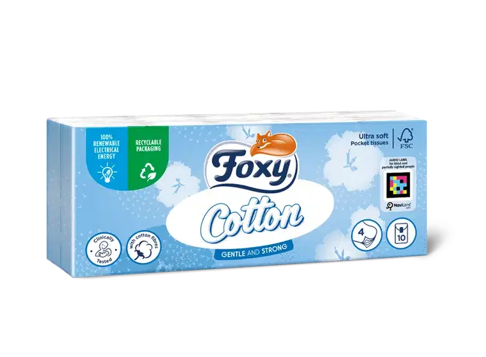 FOXY Cotton Pocket Tissue 4PLY