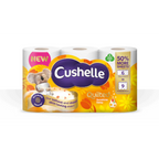 Cushelle Quilted Sunshine & Daisy Toilet Roll 50% More Sheets