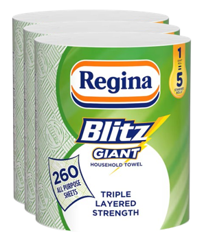 Regina Blitz Giant Kitchen Roll 260 All Purpose Sheets