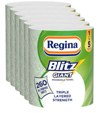Regina Blitz Giant Kitchen Roll 260 All Purpose Sheets