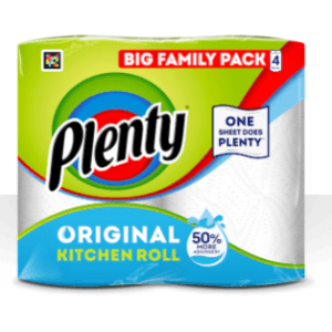 Plenty Kitchen Roll 4 Pack
