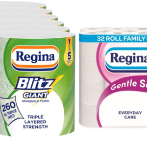 The Regina Bundle (6 Giant Kitchen Rolls & 32 Toilet Rolls) (Subscription)